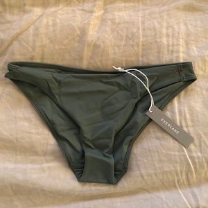 Everlane Bikini Bottom in Herb (green)